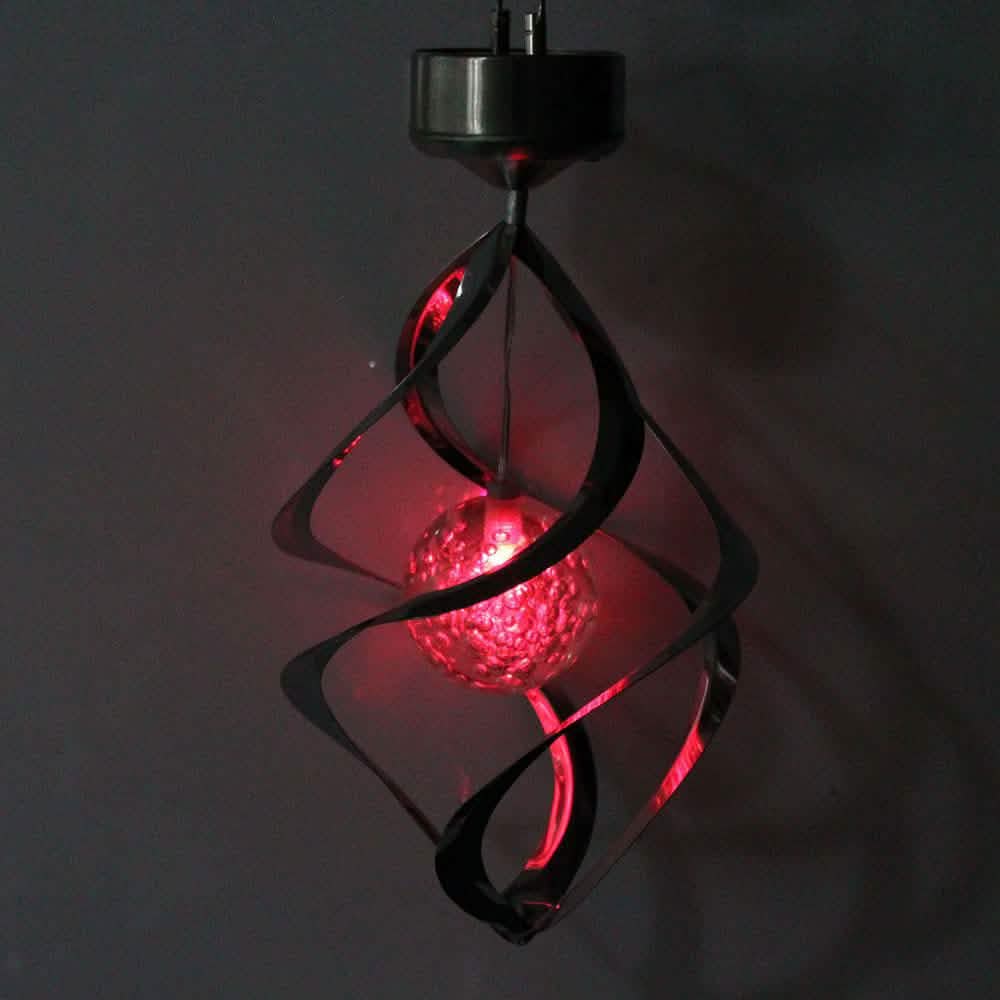 AGPtEK Solar Power LED Color Changing Wind Chime For Outdoor Garden Courtyard Garden & Patio - DailySale