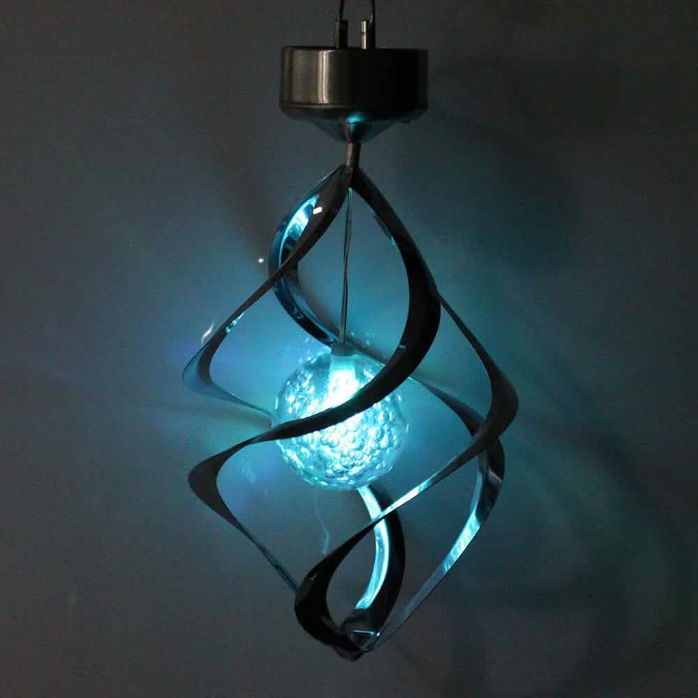 AGPtEK Solar Power LED Color Changing Wind Chime For Outdoor Garden Courtyard Garden & Patio - DailySale