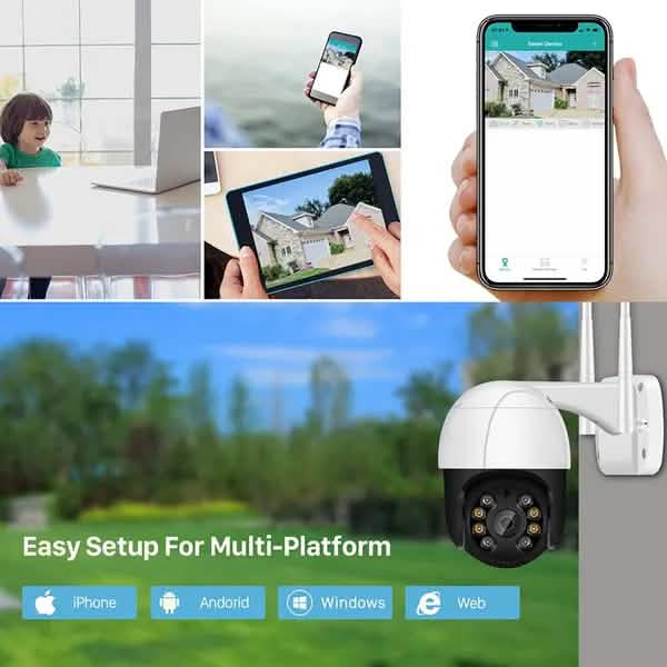 AI Human Detection Wireless Home Security Camera Smart Home & Security - DailySale