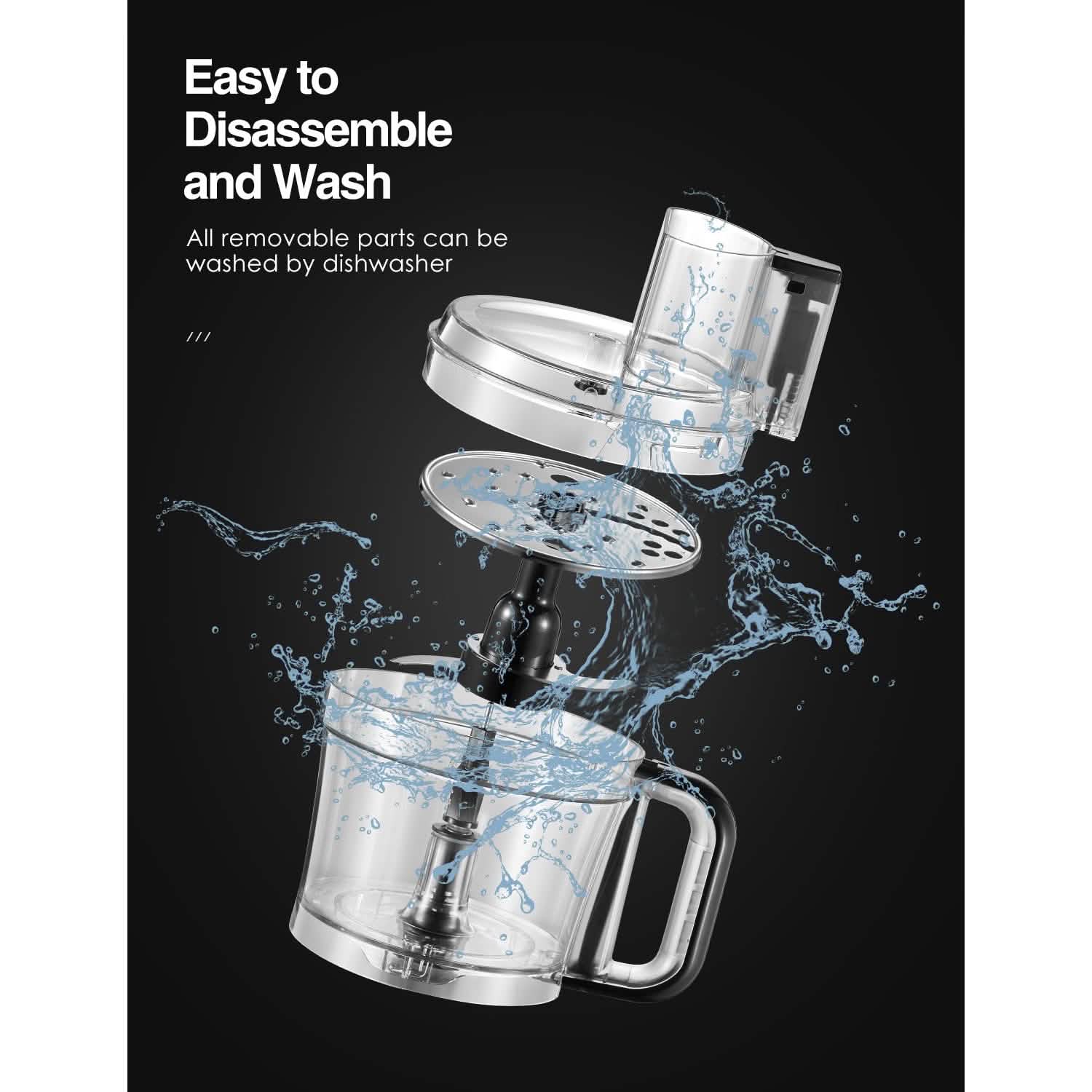 AICOK Multifunctional Food Processor Kitchen Appliances - DailySale