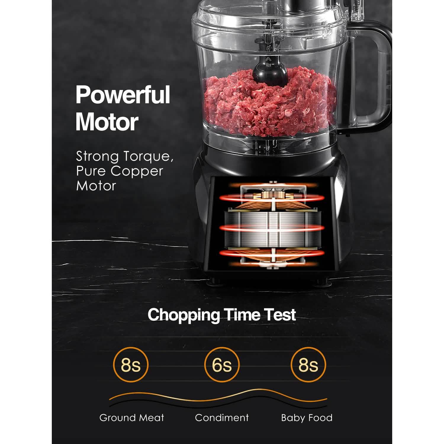 AICOK Multifunctional Food Processor Kitchen Appliances - DailySale