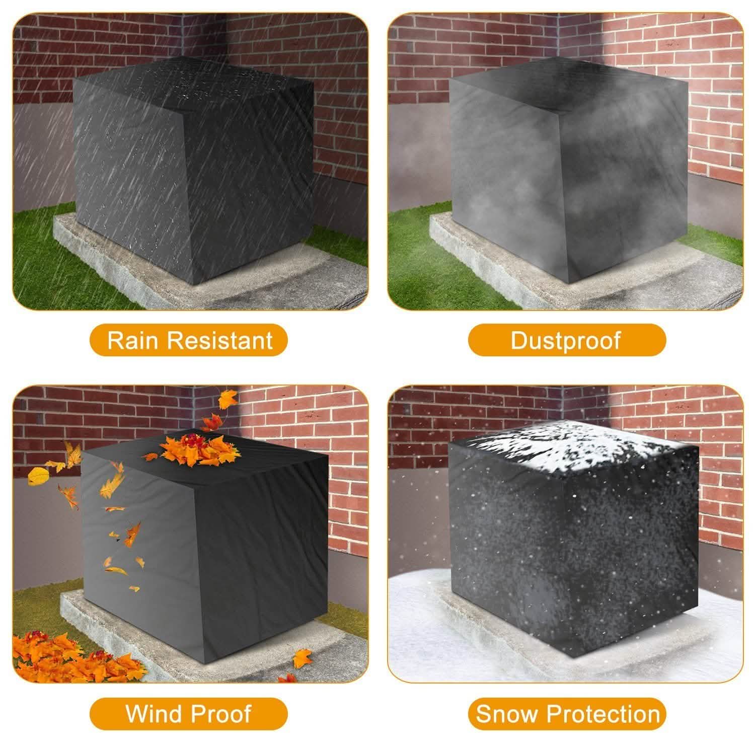 Air Conditioner Cover Outdoor Water-Resistant Home Improvement - DailySale