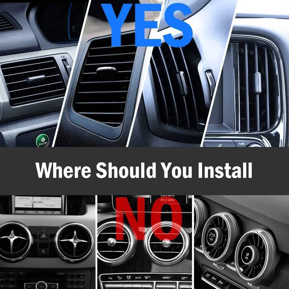 Air Vent Car Phone Mount Most Convenient Cell Phone Holder Phones & Accessories - DailySale