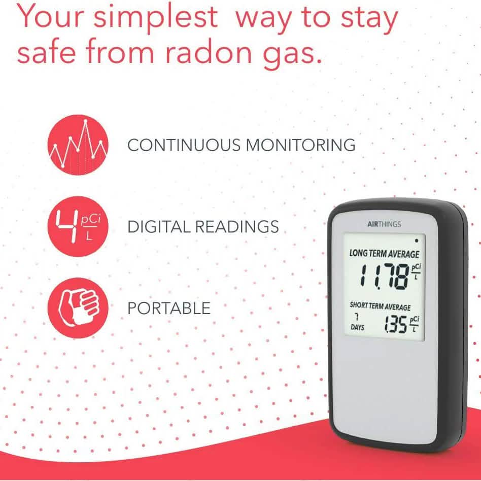 Airthings Corentium Home Radon Detector 223 Portable Everything Else - DailySale