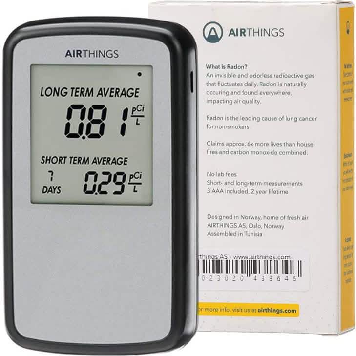 Airthings Corentium Home Radon Detector 223 Portable Everything Else - DailySale