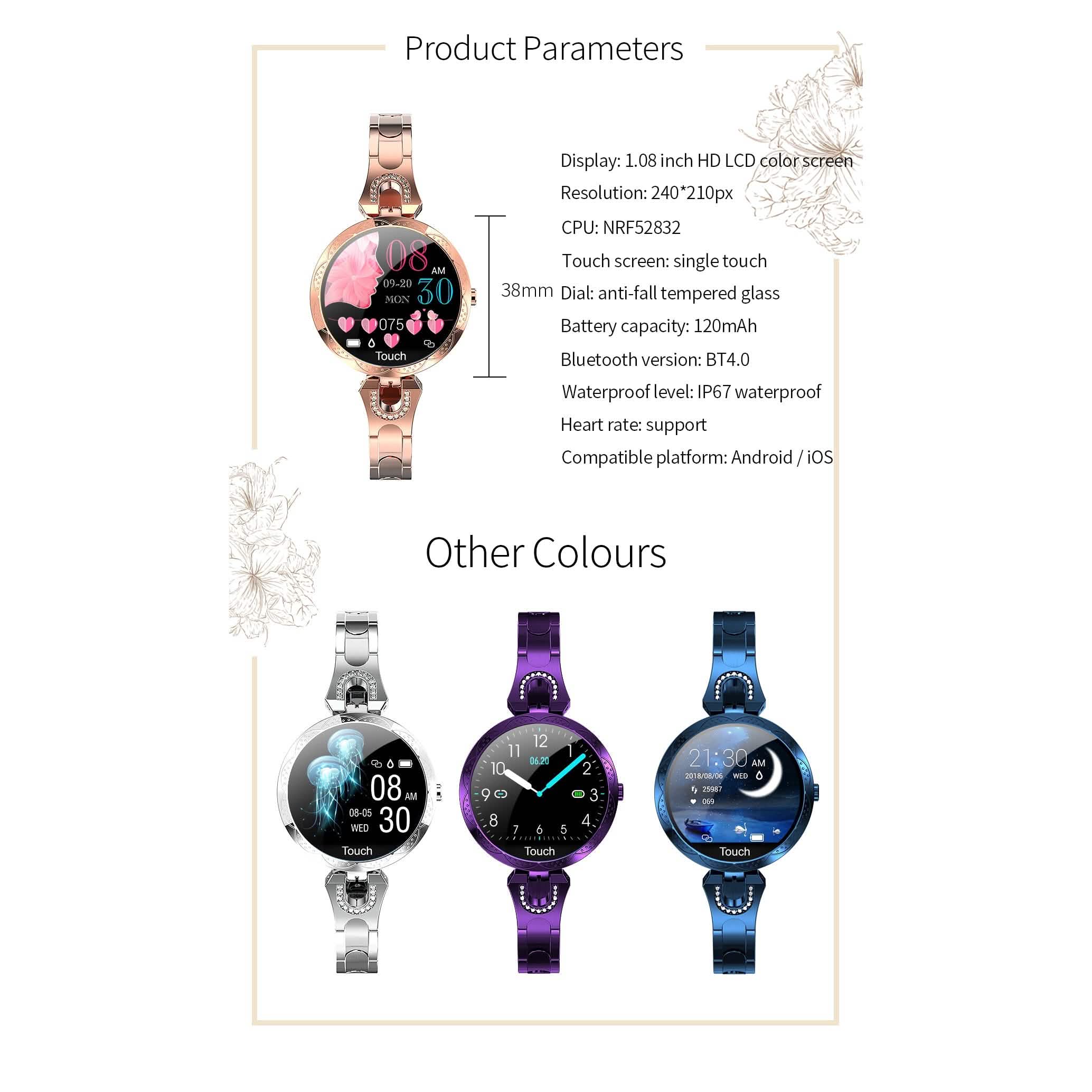 AK15 Women's Smart Watch Smart Watches - DailySale