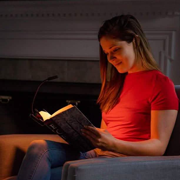 All in One Book Light Gift Set- 1600K Soft Strain-Free Reading Light Indoor Lighting - DailySale
