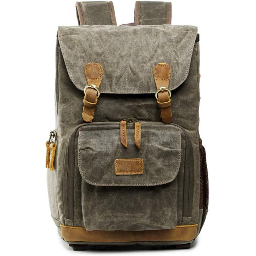 Durable Vintage Canvas Travel Backpack 