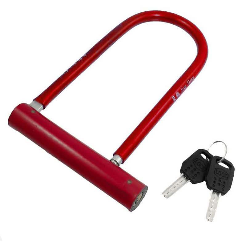 Alloy U Lock with Two Keys Sports & Outdoors - DailySale