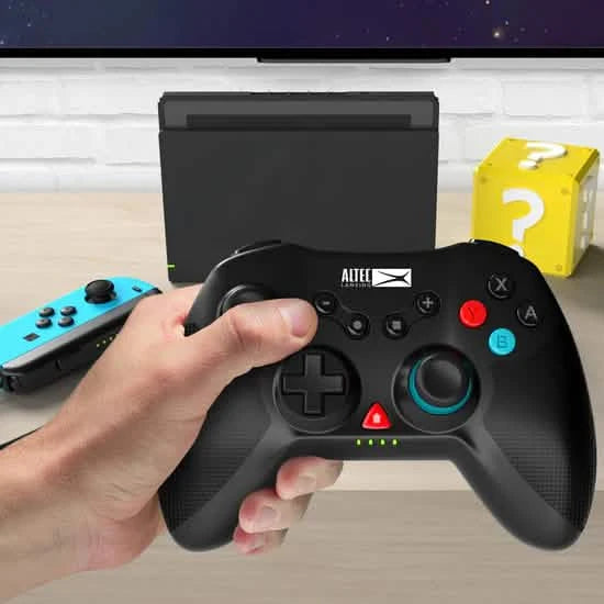 Altec Lansing Black Nintendo Switch Wireless + Gaming Controller Pro Video Games & Consoles - DailySale