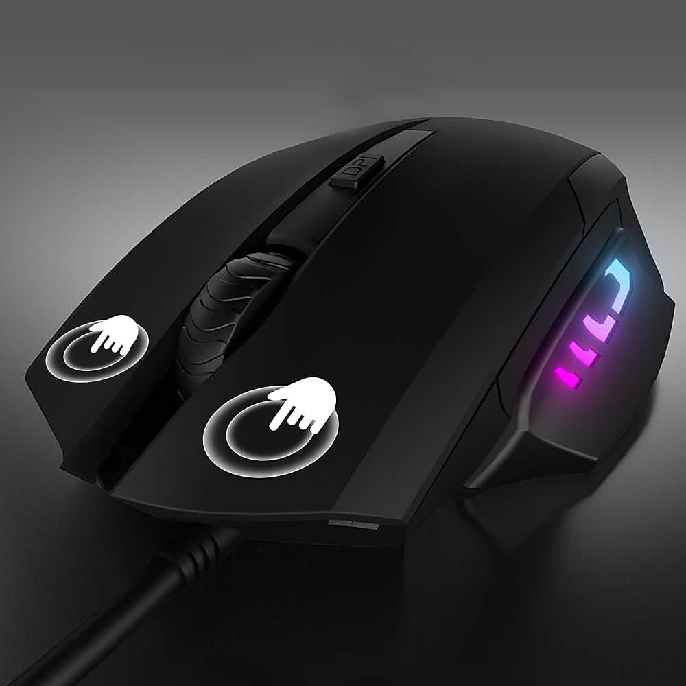 Altec Lansing - GM100 E-Sports Wired Laser Gaming Mouse with RGB Lighting Computer Accessories - DailySale
