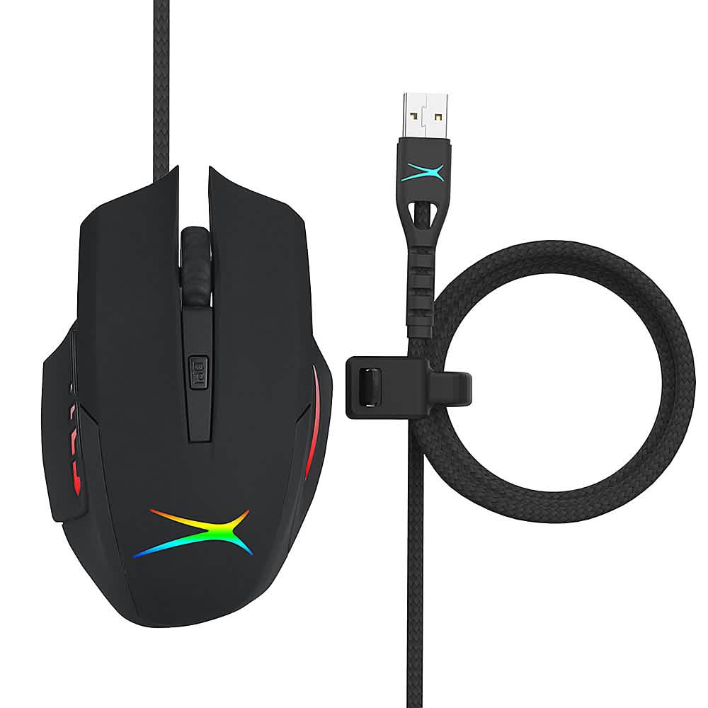 Altec Lansing - GM100 E-Sports Wired Laser Gaming Mouse with RGB Lighting Computer Accessories - DailySale