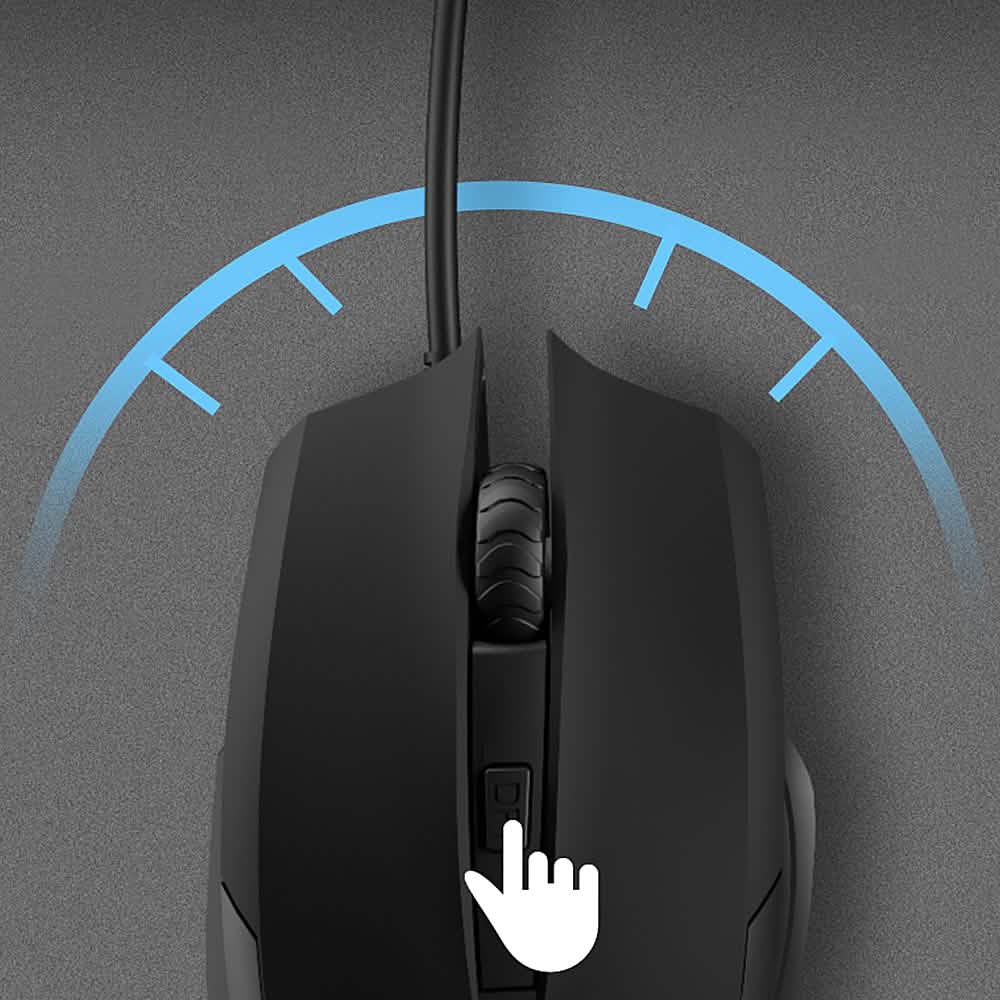 Altec Lansing - GM100 E-Sports Wired Laser Gaming Mouse with RGB Lighting Computer Accessories - DailySale