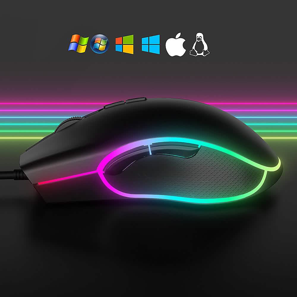 Altec Lansing - GM300 Wired Gaming Mouse with RGB Lighting - RGB Computer Accessories - DailySale