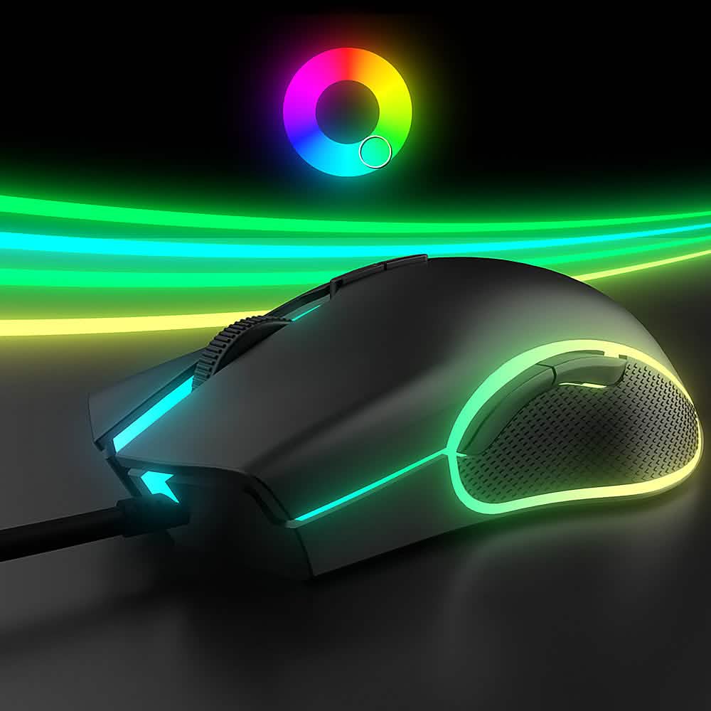 Altec Lansing - GM300 Wired Gaming Mouse with RGB Lighting - RGB Computer Accessories - DailySale