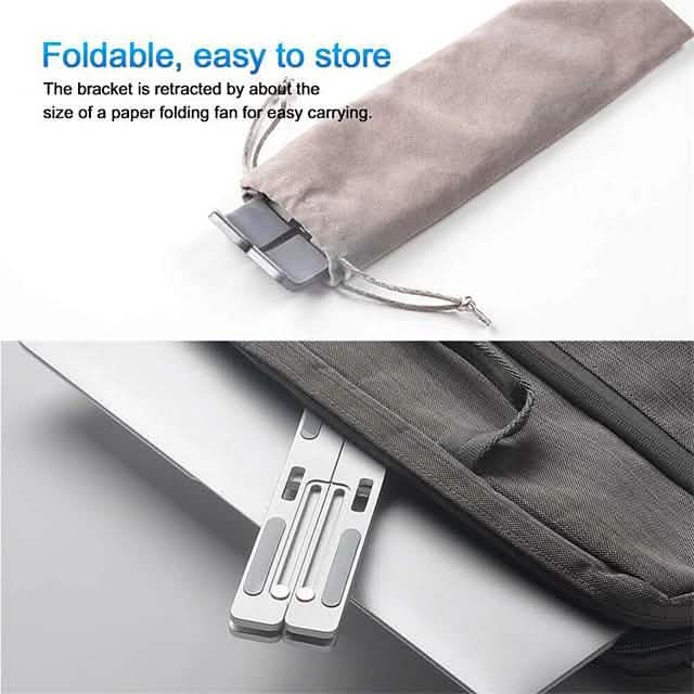 Aluminum Alloy Foldable Portable Laptop Stand Computer Accessories - DailySale