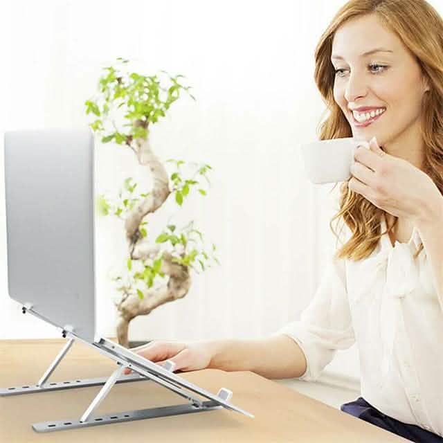 Aluminum Alloy Foldable Portable Laptop Stand Computer Accessories - DailySale