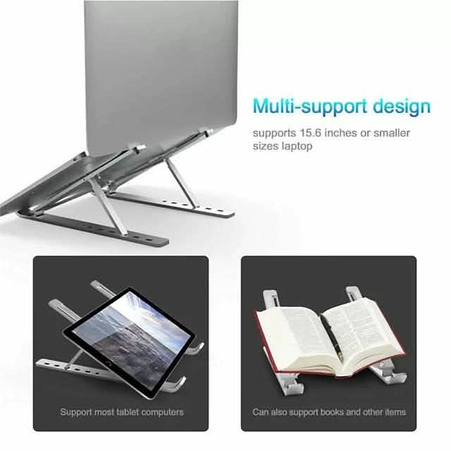 Aluminum Alloy Foldable Portable Laptop Stand Computer Accessories - DailySale