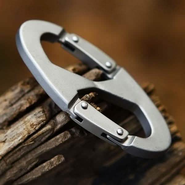 Aluminum Alloy Key Chain Ring Hook Holder Outdoor Calabash Keychain Camping Sports & Outdoors - DailySale