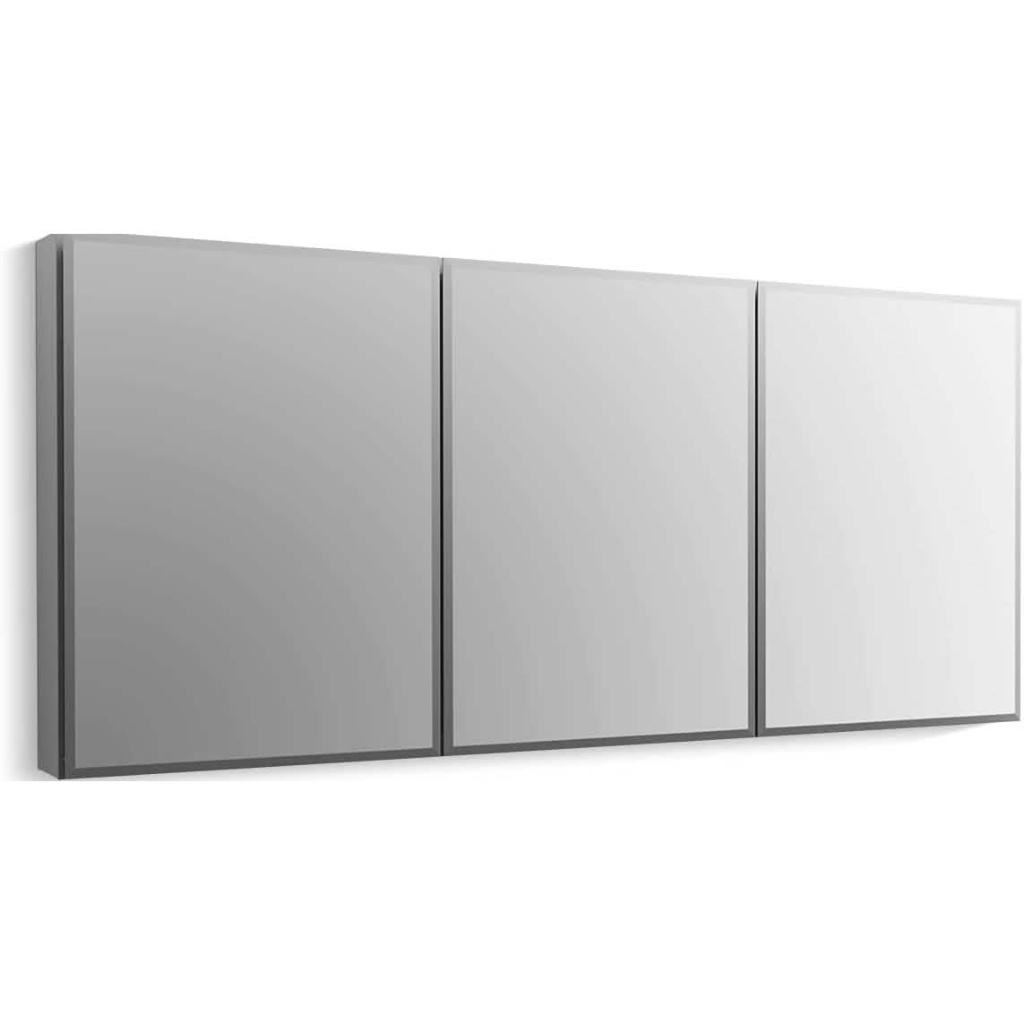 Aluminum Single Medicine Cabinet with Mirror Door Closet & Storage - DailySale