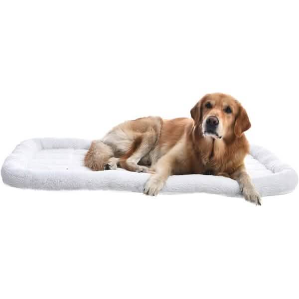 Amazon Basics Faux Sherpa Padded Bolster Pet Bed Pet Supplies - DailySale