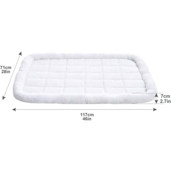 Amazon Basics Faux Sherpa Padded Bolster Pet Bed Pet Supplies - DailySale