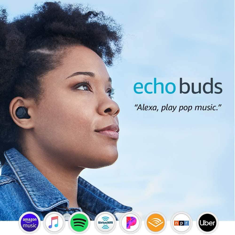 Amazon Echo Buds True Wireless In-Ear Earphones Headphones & Speakers - DailySale