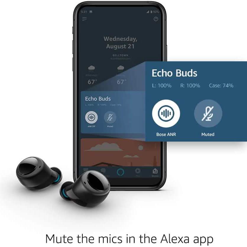 Amazon Echo Buds True Wireless In-Ear Earphones Headphones & Speakers - DailySale
