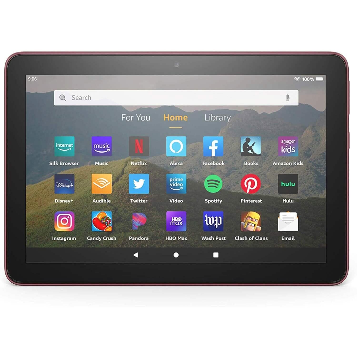 Amazon Fire HD 8 10th Generation 8-Inch Tablet 32GB Plum Tablets - DailySale