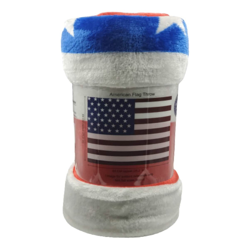 American Flag Ultra-Lush Oversized Throw Blanket Bedding - DailySale