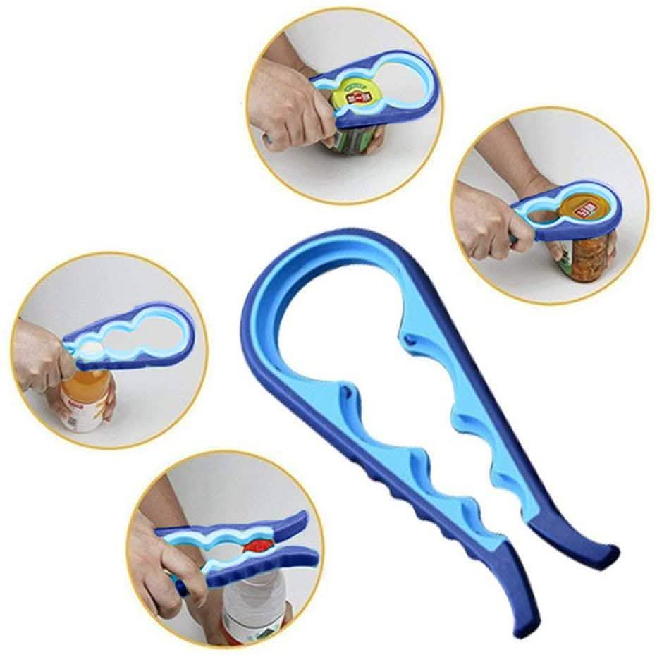 Amiaus Jar Opener Multifunction Bottle Lid Grippers for Weak Hand Kitchen Essentials - DailySale
