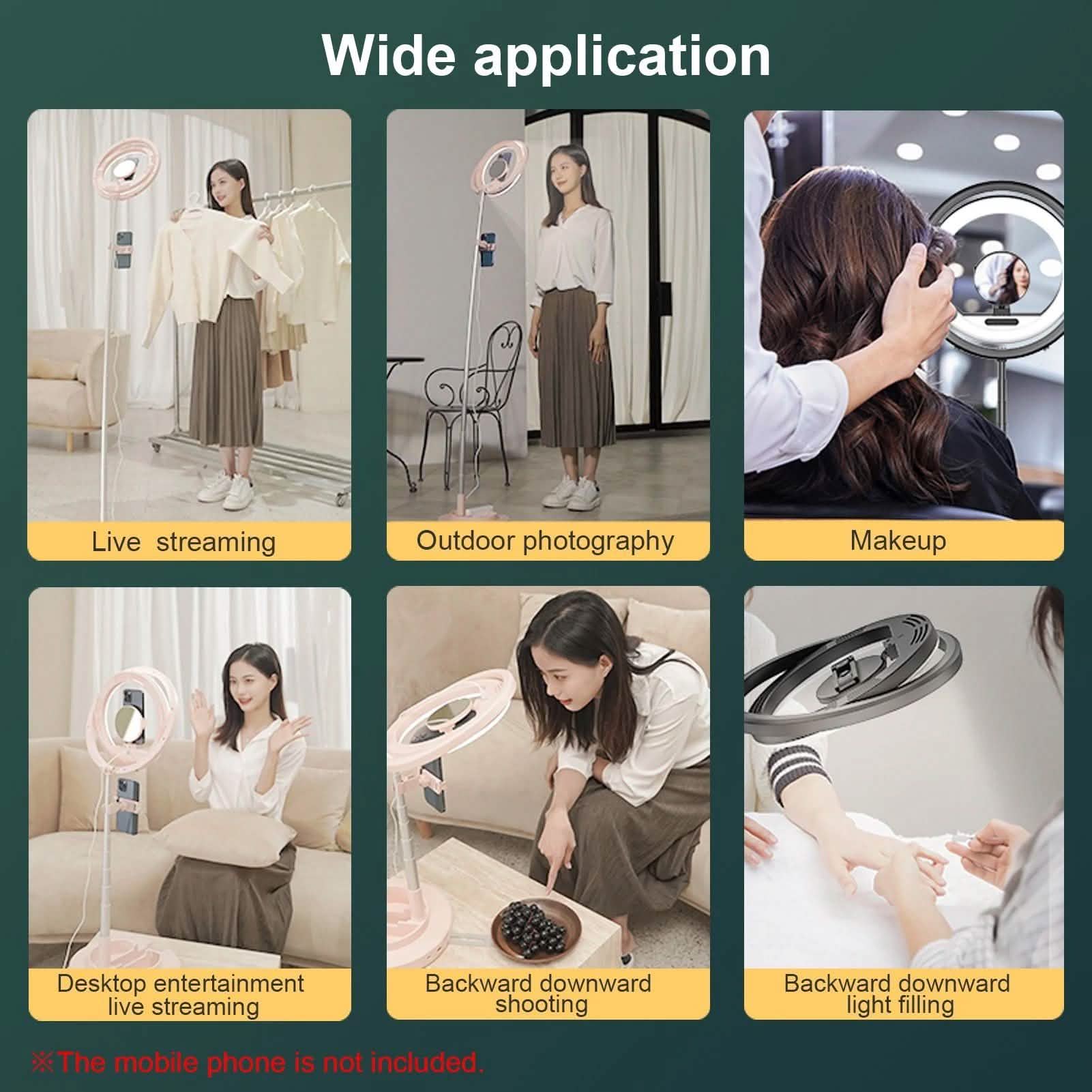 Andoer JMT2 PRO 360° Rotatable Mini Ring Light Beauty & Personal Care - DailySale