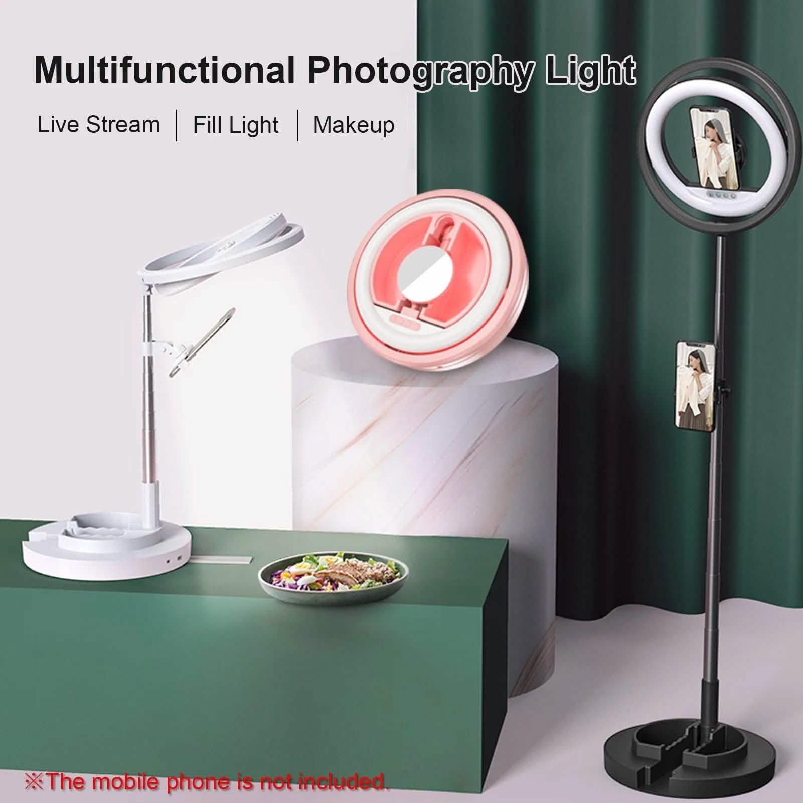 Andoer JMT2 PRO 360° Rotatable Mini Ring Light Beauty & Personal Care - DailySale