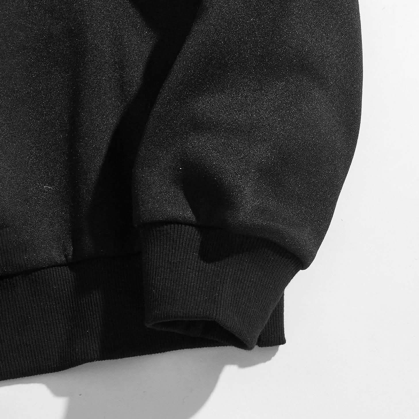 Angel and Letter Graphic Oversized Thermal Sweatshirt Women's Clothing - DailySale