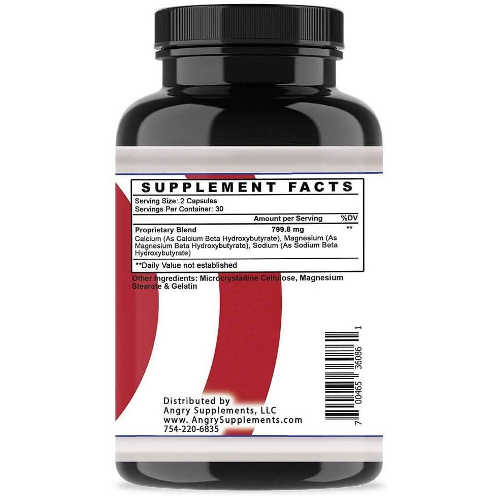 Angry Supplements Super Keto BHB Burn Fat, Increase Energy and Focus Wellness & Fitness - DailySale