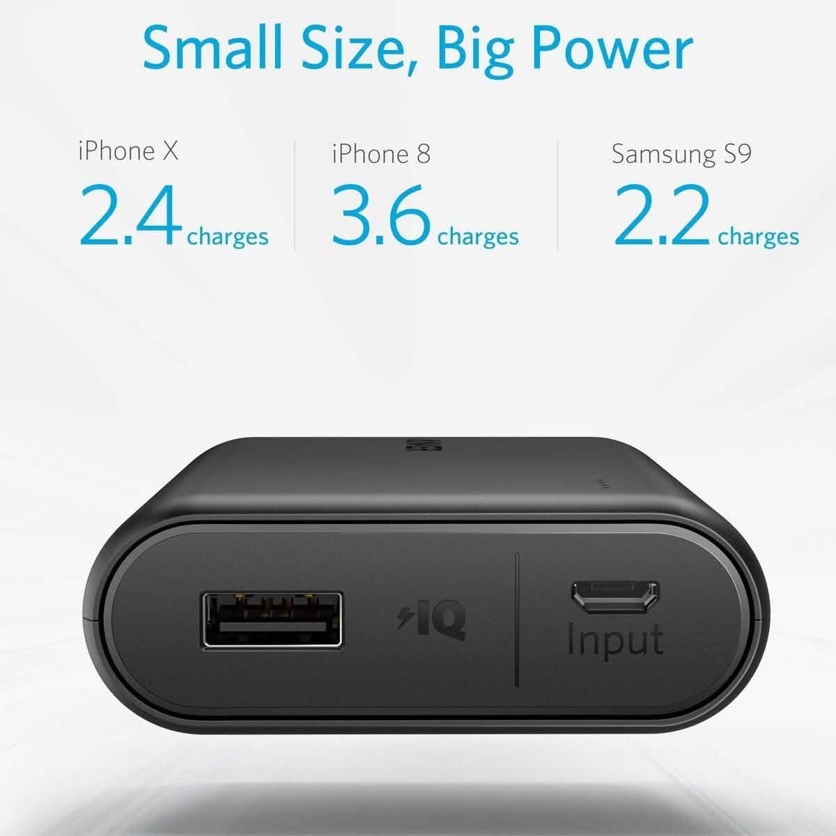 Anker PowerCore 10000mAh Portable Battery Charger Phones & Accessories - DailySale