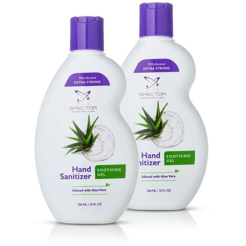 Anti-Bacterial Hand Sanitizing Gel with Aloe Vera and 70% Alcohol Wellness & Fitness 2-Pack - DailySale