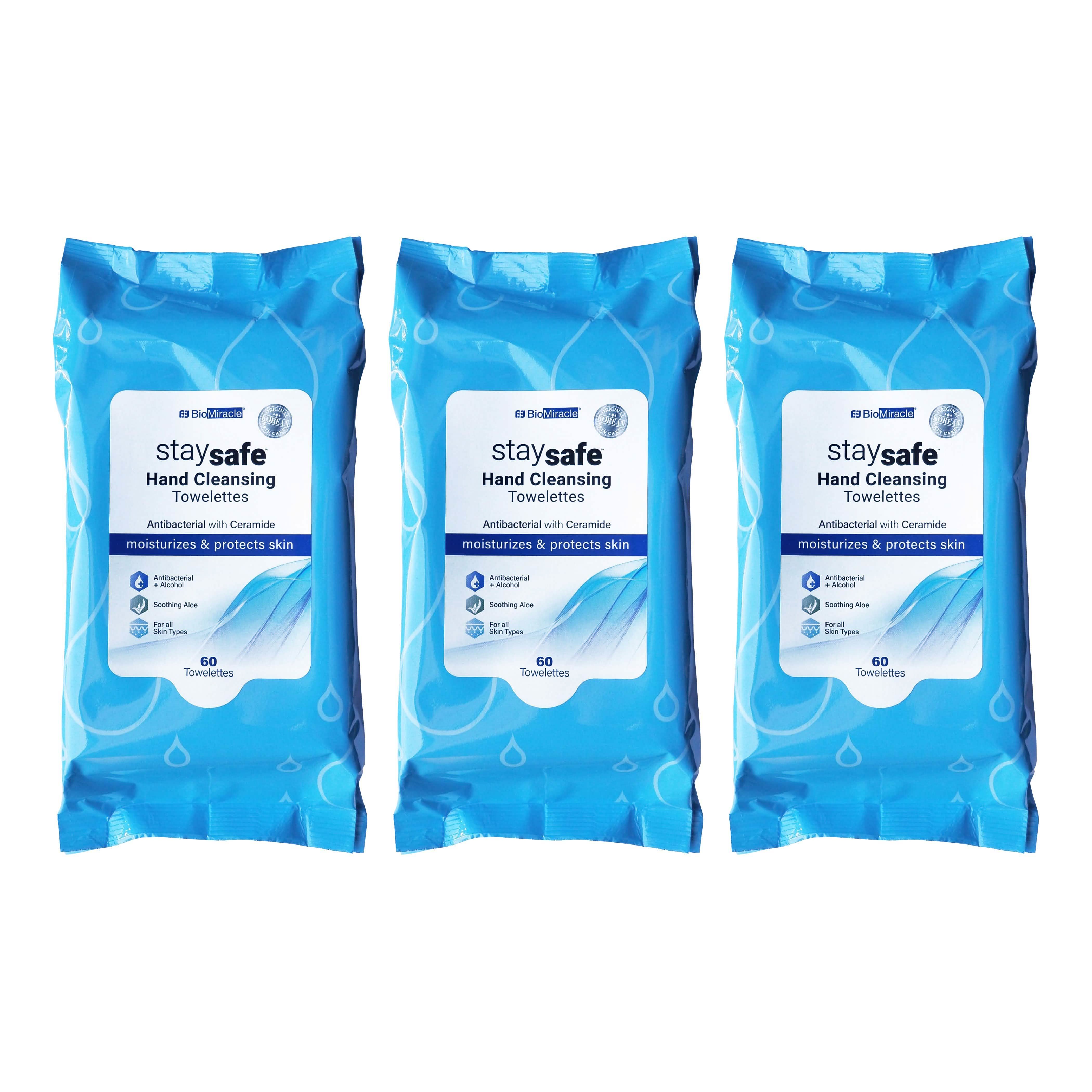 Anti-Bacterial Wipes with 62% Alcohol and Aloe Wellness & Fitness 180-Count - DailySale