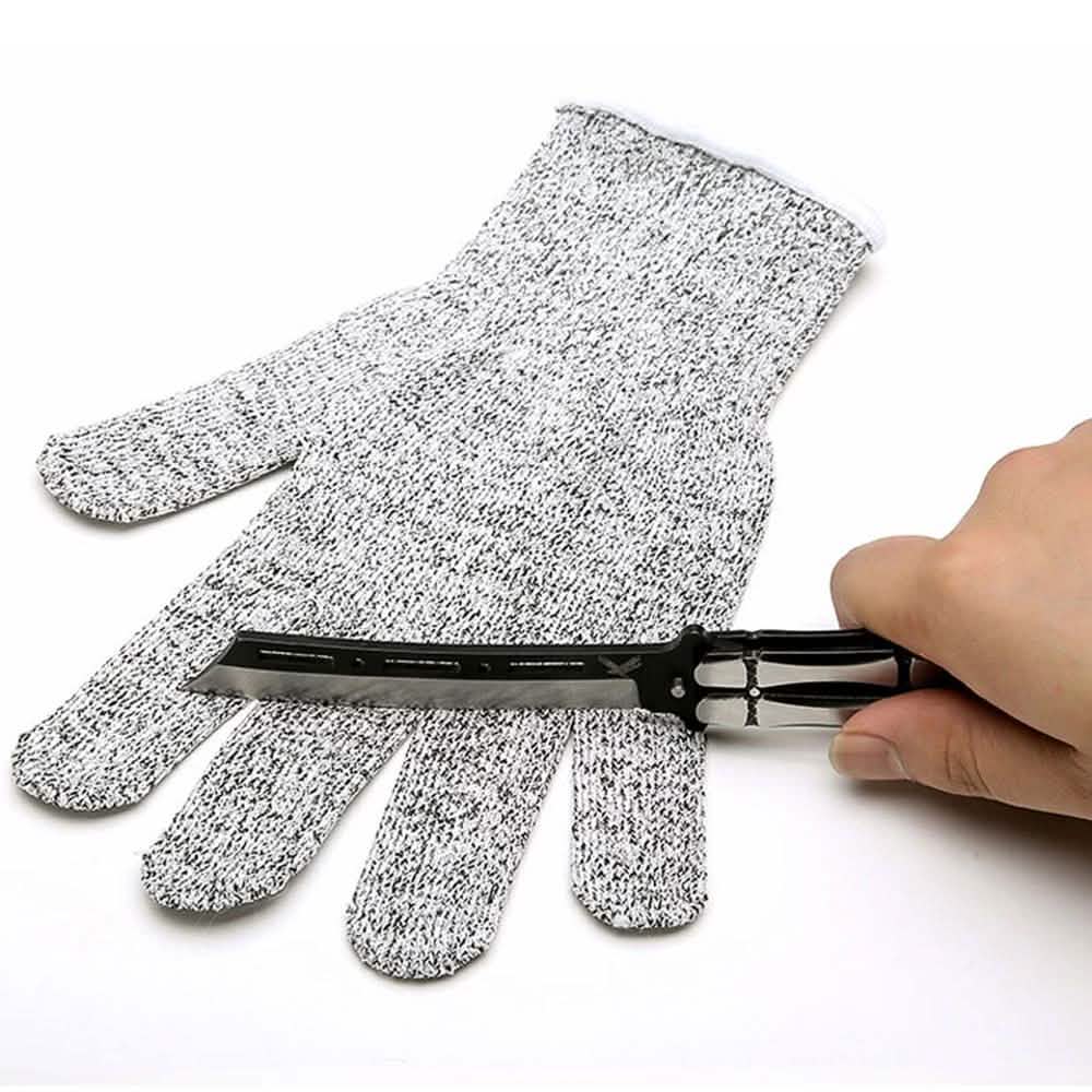 Anti-Cut Gloves 5 Grade Safety Cut Proof Stab Resistant Stainless Steel Men's Accessories - DailySale