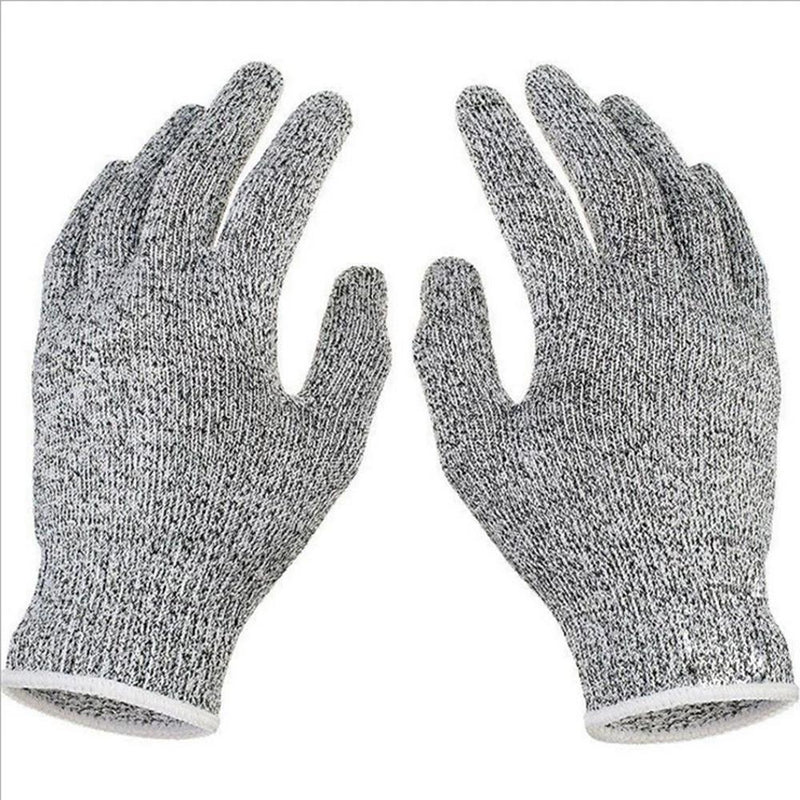 Anti-Cut Gloves 5 Grade Safety Cut Proof Stab Resistant Stainless Steel Men's Accessories XXXS - DailySale