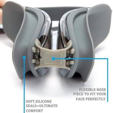 Anti-Fog Swim Goggles with Earplugs Sports & Outdoors - DailySale