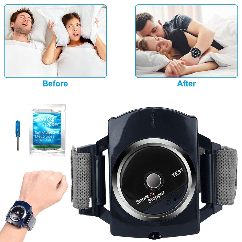 Anti-Snore Infrared Wristband with Conductive Film Wellness - DailySale