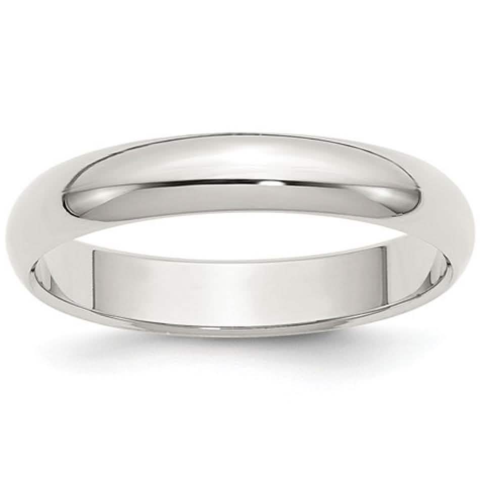 Anti-Tarnished High Polished Plain 5MM Wedding Unisex Band Rings - DailySale