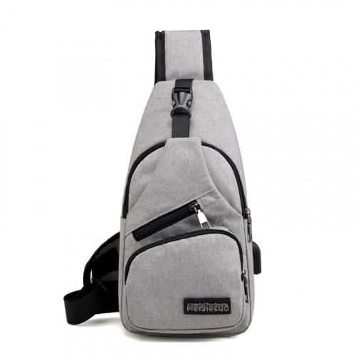 Anti-theft Sling Backpack With Charging Port Bags & Travel Gray - DailySale