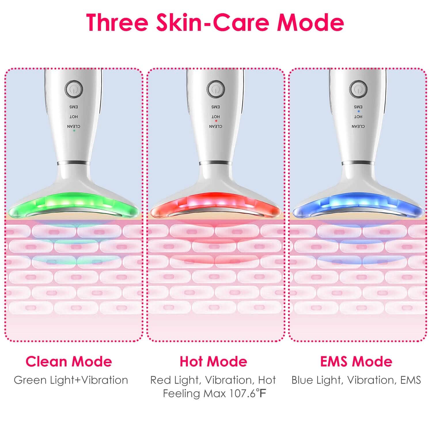Anti Wrinkles Face Neck Massager Double Chin Reducer Beauty & Personal Care - DailySale