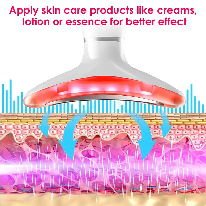 Anti Wrinkles Face Neck Massager Double Chin Reducer Beauty & Personal Care - DailySale