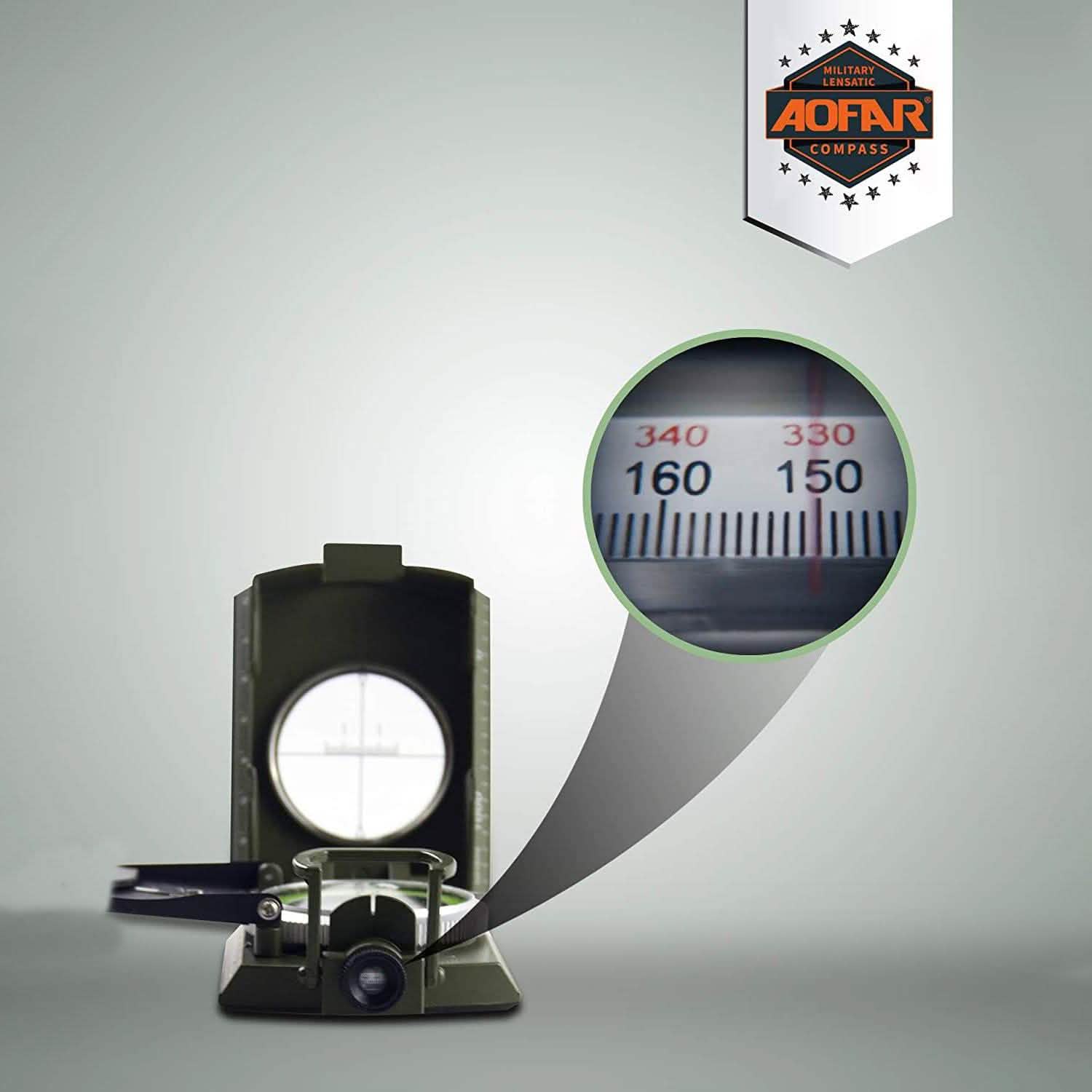 AOFAR Military Compass AF-4074 Sports & Outdoors - DailySale