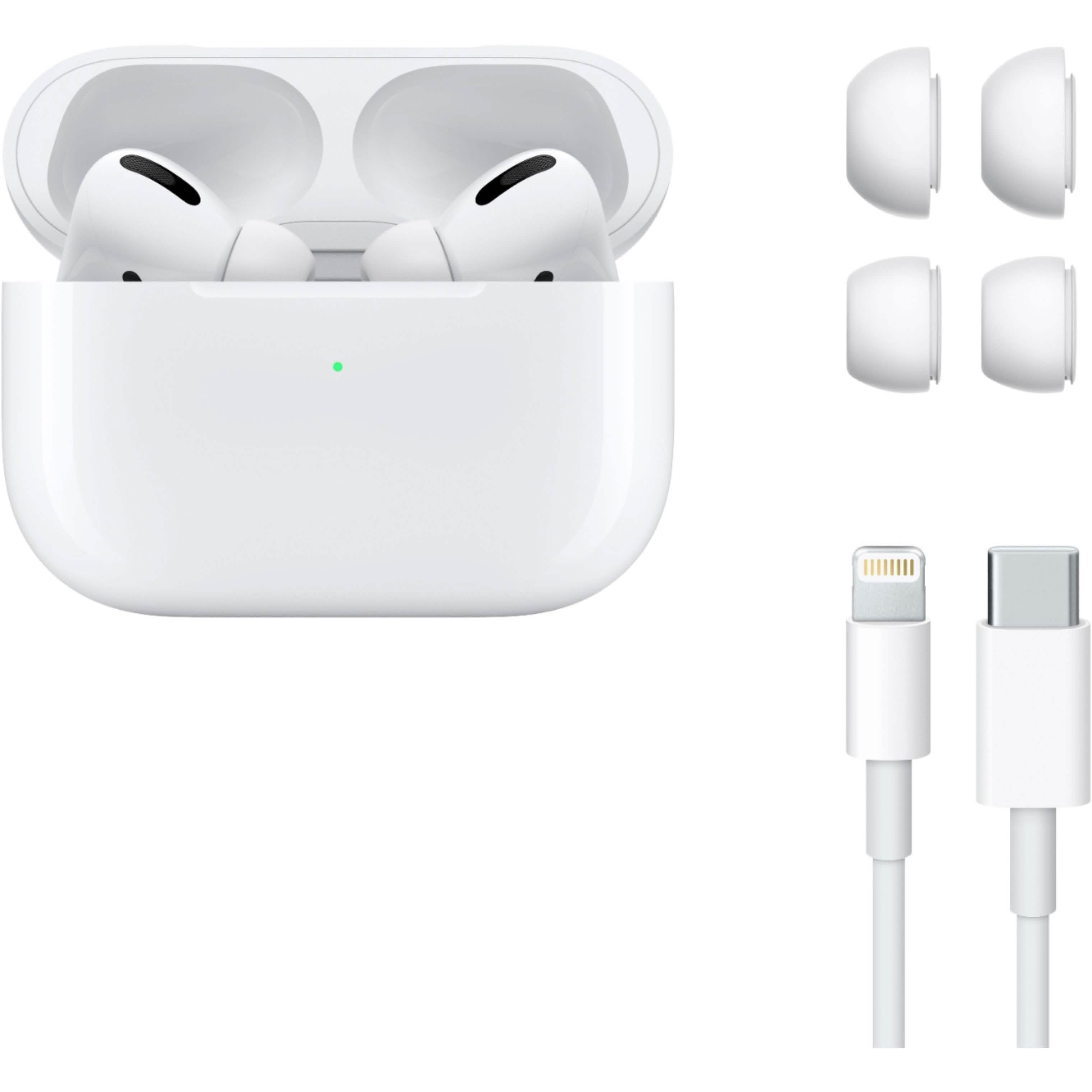Apple AirPods Pro with Wireless Charging Case Headphones & Audio - DailySale