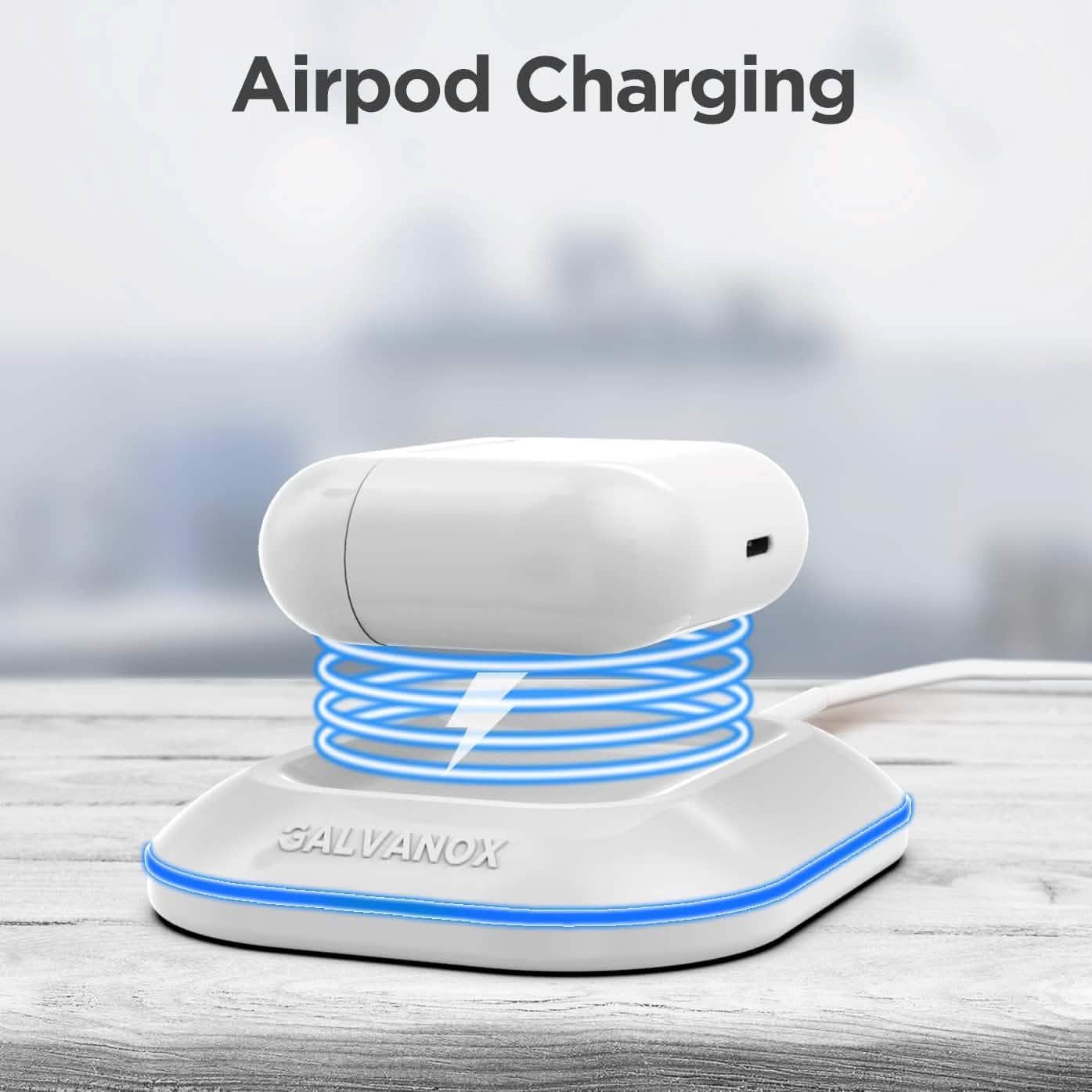 Apple AirPods Wireless Charger - Magnetic Charging Dock for AirPods Pro Mobile Accessories - DailySale