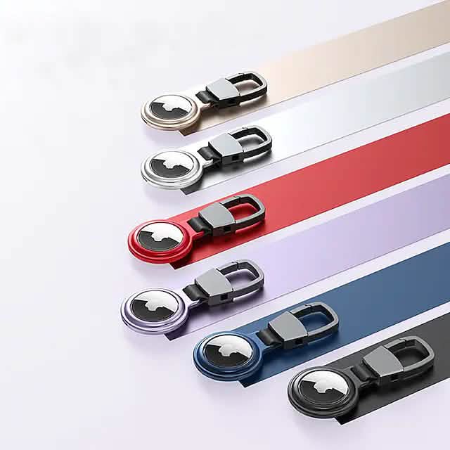 Apple Airtag Magnetic Case with Keychain Mobile Accessories - DailySale
